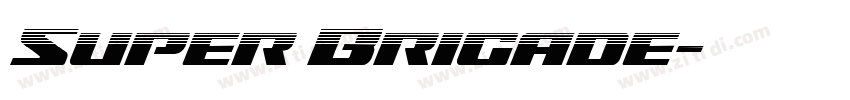 Super Brigade字体转换
